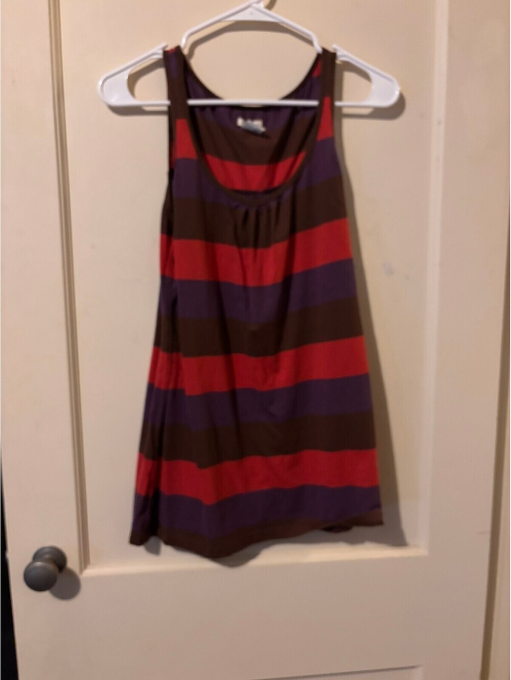 Maurices XL Sleeveless Striped Tank Top